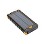 Tragbare, solarbetriebene Powerbank mit Schnellladefunktion