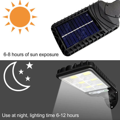 600W LED Solar Wall Light Motion Sensor Outdoor Garden Security Street Yard Lamp