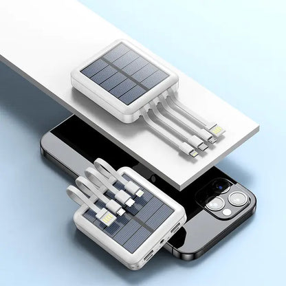 USB Lines Solar Power Bank