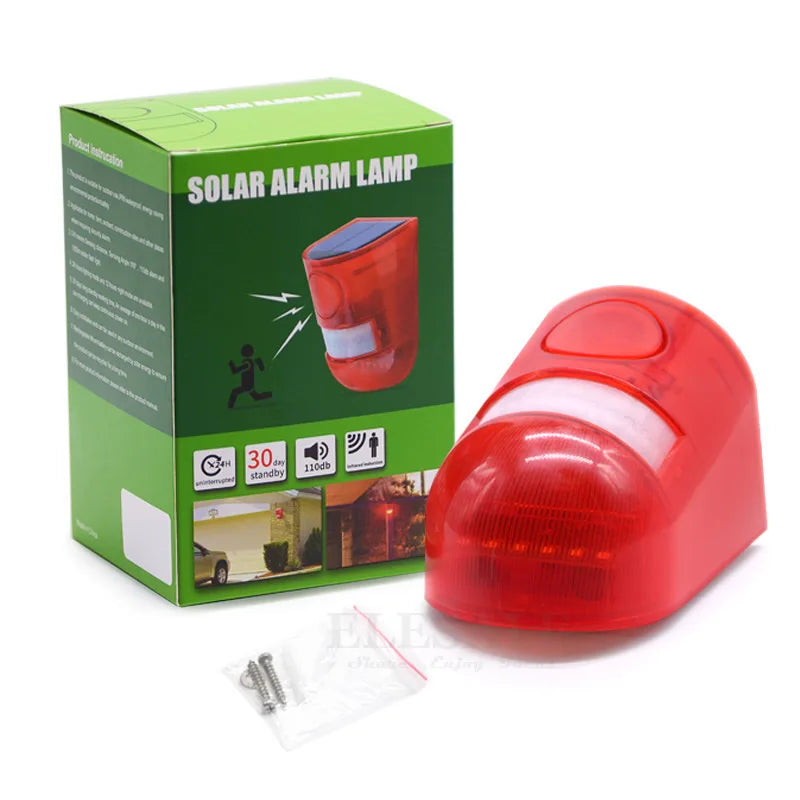 Solar Infrared Motion Sensor Alarm