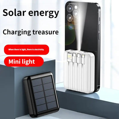 USB Lines Solar Power Bank