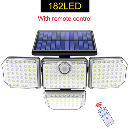 Luz LED de seguridad solar ajustable