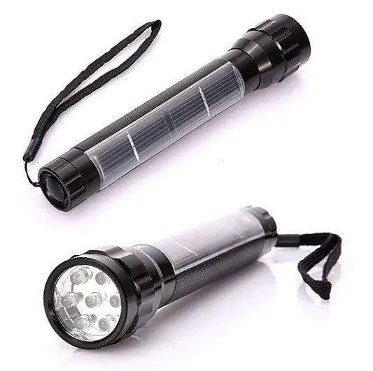 Solar LED Flash Light Never Need Batteries