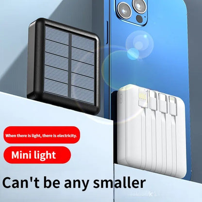 USB Lines Solar Power Bank