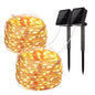 Mini Fiery 100 Lights Shine Like Firebugs With Solar Power 2/ Pak