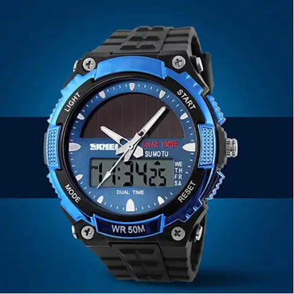 Sundial Solar Powered Sports Wrist Watch