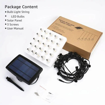 Street Garland Solar Powered Outdoor Lights