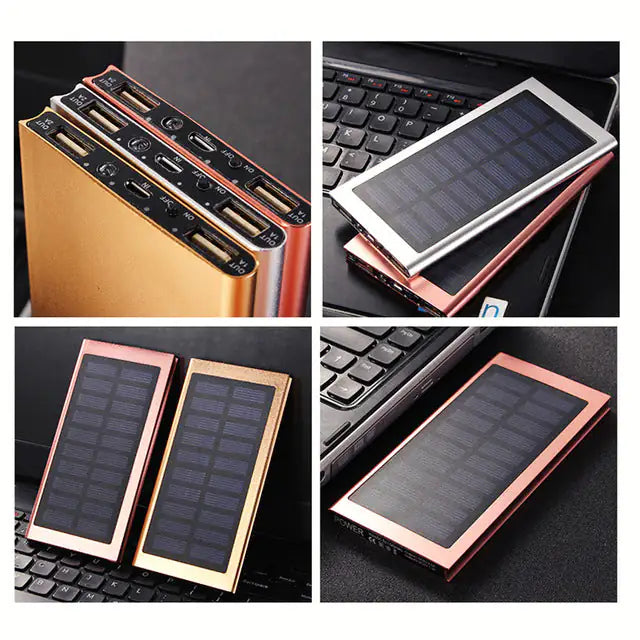 Slim Giant Solar Power Extender For All Gadgets With 2 USB Ports