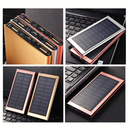 Slim Giant Solar Power Extender For All Gadgets With 2 USB Ports