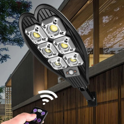 Remote Control Solar Yard Light - Human Sensing LED Street Lamp