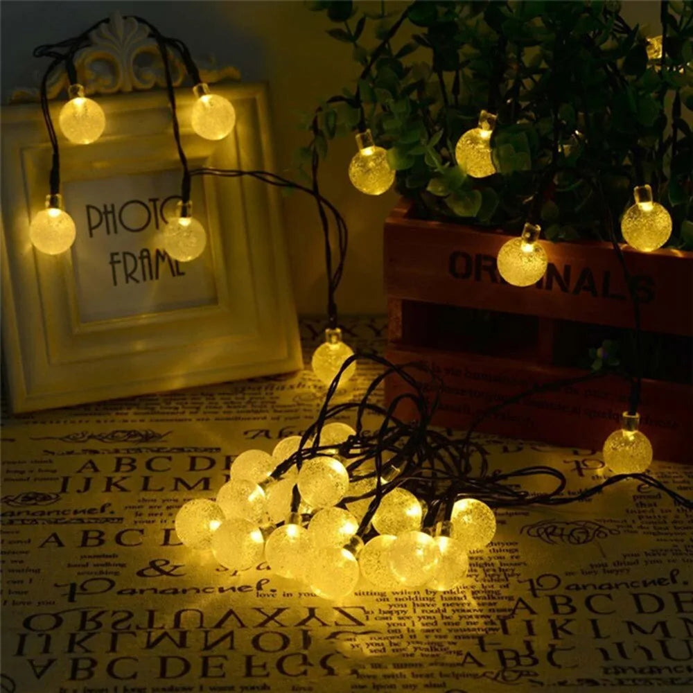 Solar Powered 30 LED String Light