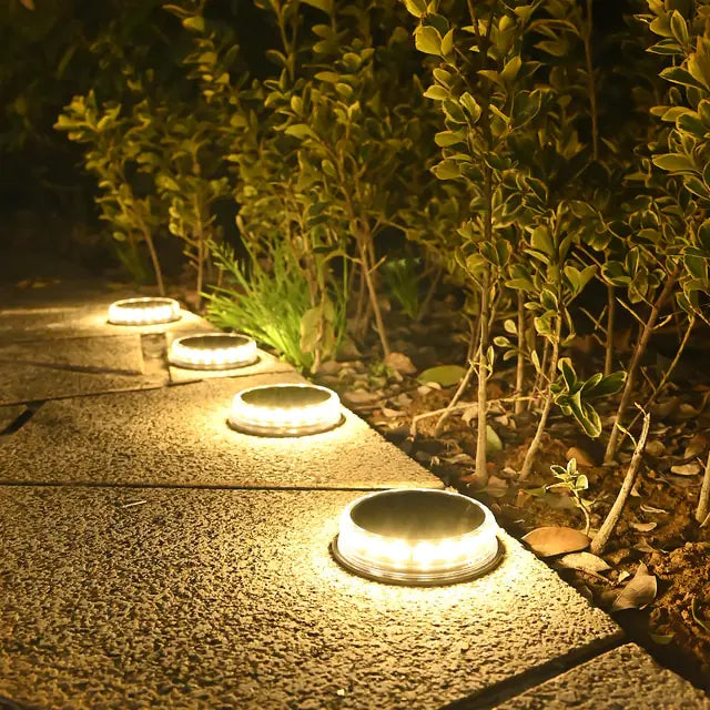 4-Pack Solar Ground Lights