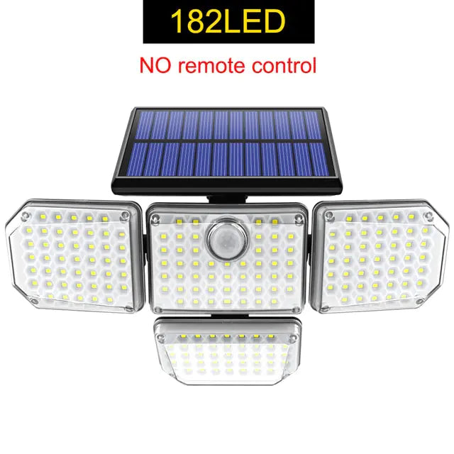 Luz LED de seguridad solar ajustable