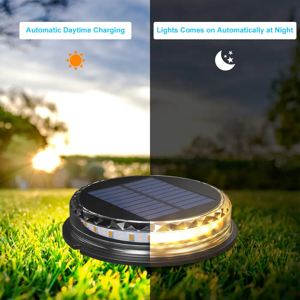 4-Pack Solar Ground Lights