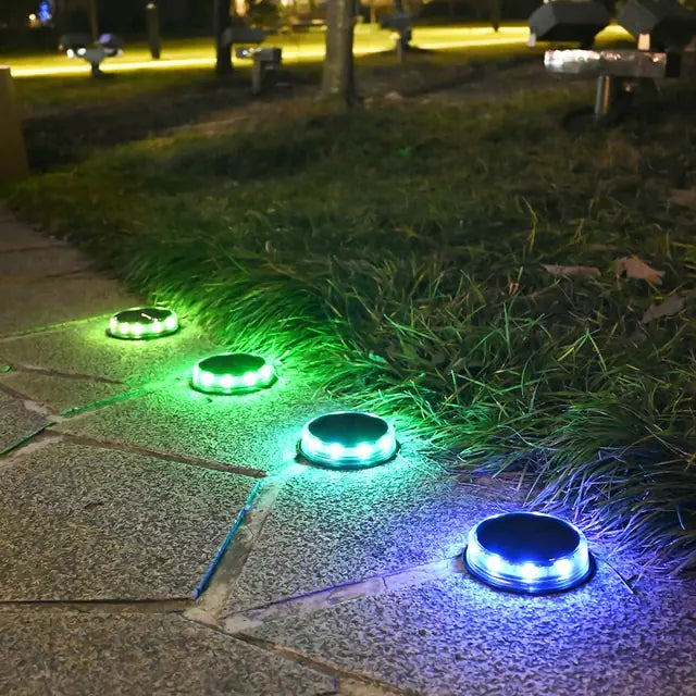 4-Pack Solar Ground Lights