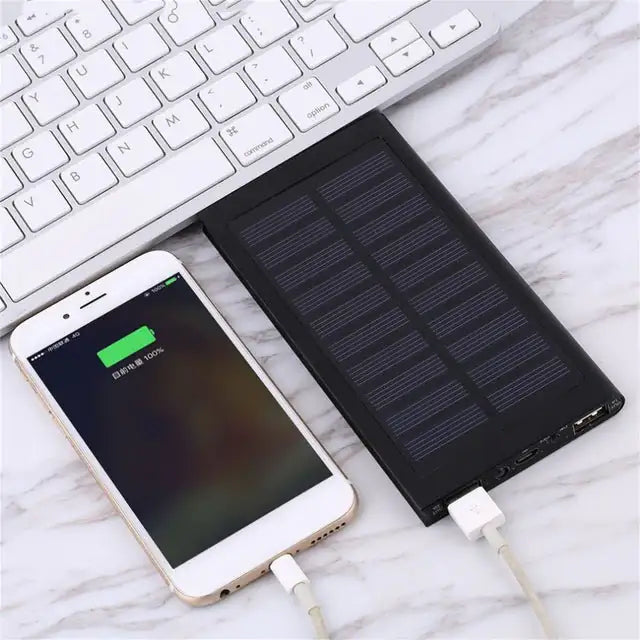 Slim Giant Solar Power Extender For All Gadgets With 2 USB Ports